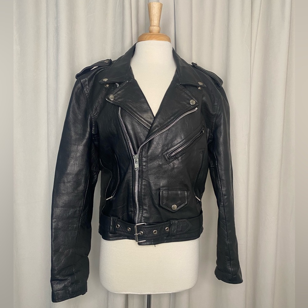 Wilsons Leather Vintage Men's Motorcycle Jacket